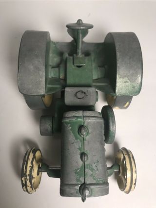 Antique Vindex Model D John Deere Cast Iron Toy Tractor 7