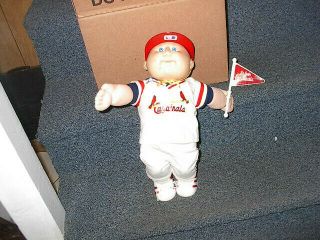1986 Cabbage Patch Kids All Stars St.  Louis Cardinals Doll W/ Cardinal Outfit