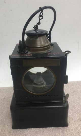 Antique Vintage Railway Lantern Lamp 593