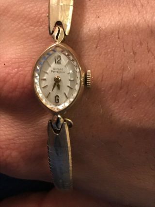 Girard Perregaux Vintage Womens 10k Gold Filled Watch