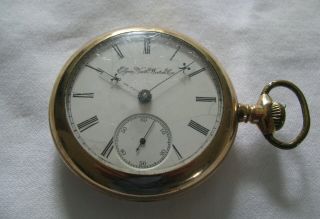 Antique Elgin Natl Watch Company Pocket Watch 7 Jewel Repair/parts
