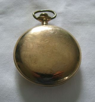 Antique Elgin Natl Watch Company Pocket Watch 7 Jewel Repair/Parts 2
