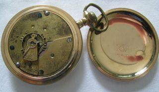 Antique Elgin Natl Watch Company Pocket Watch 7 Jewel Repair/Parts 4