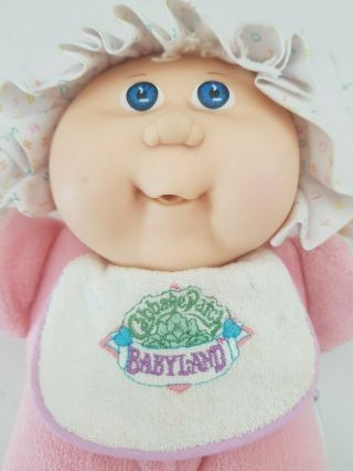 Cabbage Patch Kids Babyland Rattle Doll Vintage 1988 29cm 2