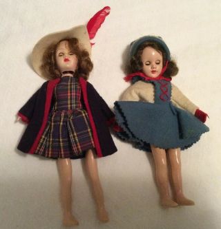 Vintage 1950s Nancy Ann? Storybook Dolls - Eyes,  Walkers -