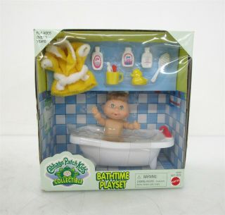 Vintage Cabbage Patch Bath Time Play Set Iob