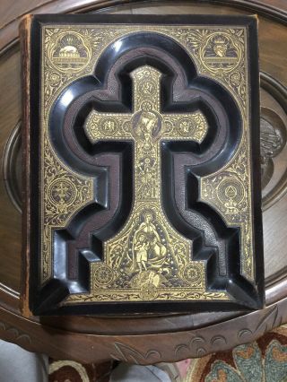 Antique Holy Catholic Bible Douay & Rheims 1800 