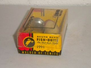 Vintage South Bend FISH OBITE Fishing Lure w/ Box 5