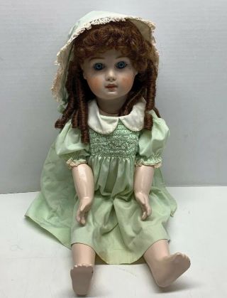 Antique French Depose E14j Jumeau Doll Bisque Head Ball Jointed Body 25”