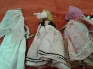 5.  5” Vintage Nancy Ann Storybook Dolls Assorted Set Of 5 Dolls All Bisque E 4