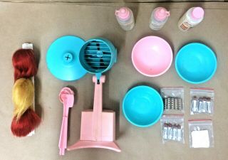 Vintage Barbie 1964 - Hair Dryer And Accessories - With