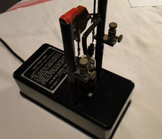 Welch Scientific Shortwave Radio,  with tube,  ham antique electricity apparatus 3