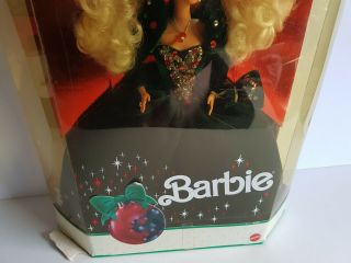 1991 Holiday Barbie Doll Vintage Mattel Box 3