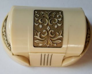 Vintage Antique Art Deco Celluloid Presentation Single/double Ring Box
