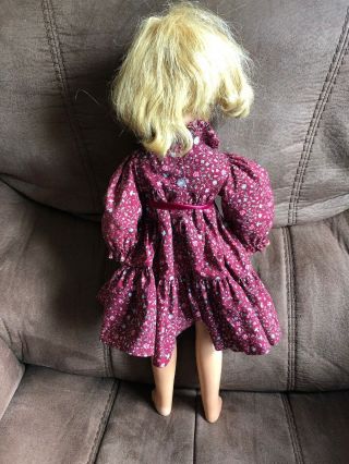 Vintage Blonde Doll 20” 4