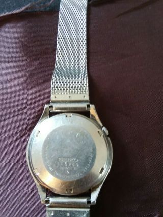 Vintage Seiko 5 Men ' s Watch Automatic 7009 - 876J 36mm 1978 Japan 4