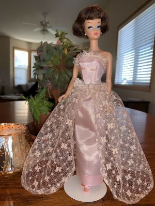 Vintage Barbie Clone Fab - Lu Premier Tafata And Tulle Rare Evening Gown
