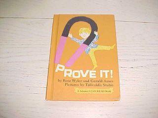 1963 Prove It Hc Book Children Vintage Rose Wyler Science I Can Read