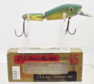 Vintage L&s Bass Master Fishing Lure 1511 Mira Lure With Sinker