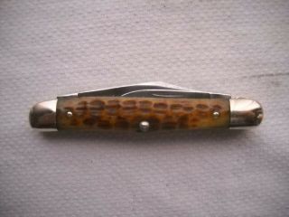 old antique case xx 6308 green bone pocket knife 2