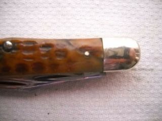 old antique case xx 6308 green bone pocket knife 3