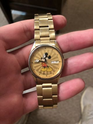 Vintage Seiko Mickey Mouse Watch Starburst