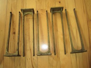 5 Heavy Duty Cast Iron Wall Racks Industrial Tool Holders Clothes Plant Hangers