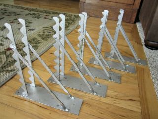 5 Heavy Duty Cast Iron Wall Racks Industrial Tool Holders Clothes Plant Hangers 7