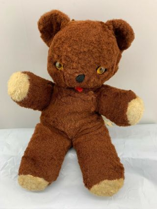 Knickerbocker 11 " Animals Of Distinction Teddy Bear Plush Old Toy Lovie Usa Unon