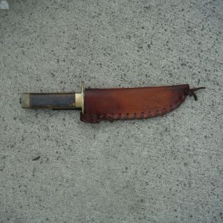 Antique Hand Made Very Old Knife With Case