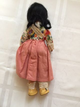 Vintage Madame Alexander 9” Peasant Doll Pre - 1947 3