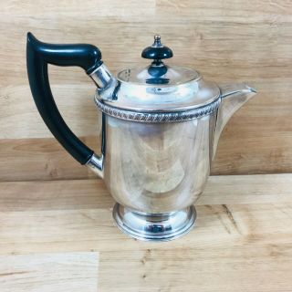 Vintage Viners Sheffield Silver Plated Hot Water Jug / Coffee Pot Alpha Plate