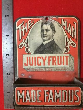 Antique Vintage Juicy Fruit Match Holder by Wm Wrigley,  Chicago 2