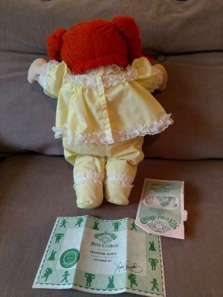 Vintage 1985 Cabbage Patch Kid with Birth Certificate and Box 2