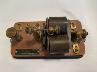 Antique J.  H.  Bunnell & Co Telegraph Relay - More Rare Type 2 - 11 And 75 Ohms