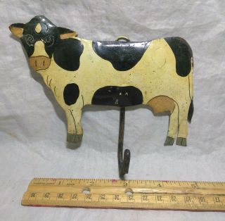 Vintage Metal/tin Cow Hook.  It 