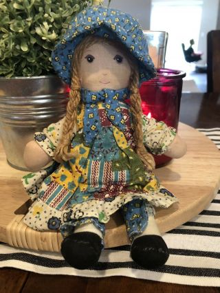 Holly Hobbie 9 " Cloth Doll - Vintage Knickerbocker