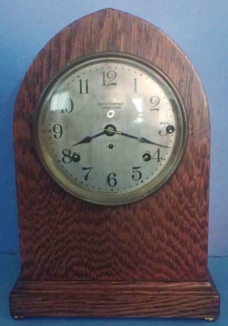 Antique Seth Thomas 5 Bell Sonora Chime Clock 4 Restoration Or Parts