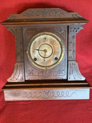 Antique Ansonia Waterbury Seth T Sessions 8 Day Mantle Clock Restoration Project