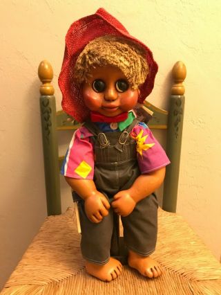 Naber Kids Wood Doll Jake Hand Signed 1985