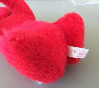 Vintage Rushton Rubber Face Plush Red Puppy / Dog W/ Tush Tag 6