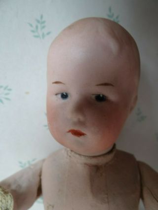 Antique German Bisque Head Character Baby Doll Gerbruder Heubach. 2