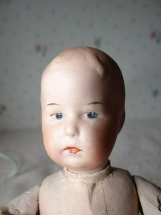 Antique German Bisque Head Character Baby Doll Gerbruder Heubach. 7