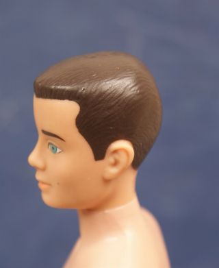 VINTAGE 1960 ' s Barbie Brunette Hair Ken Doll w/Box & Stand 5