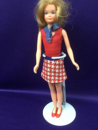 Skipper Doll,  Growing Up,  Inflatable Chest,  Grows Taller,  Mattel 7259.  1975.