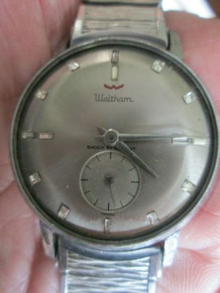 Mans Vintage Waltham Mechanical Hand Winding Wristwatch
