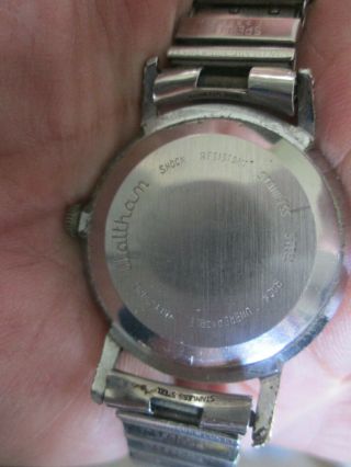 Mans Vintage Waltham Mechanical Hand winding Wristwatch 5