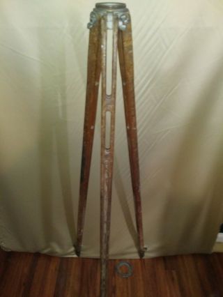 ANTIQUE BRASS HEAD SURVEYORS TRIPOD your choice of (1) of the (2) shown. 8