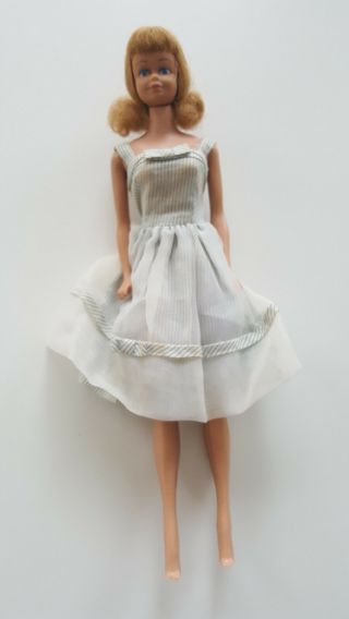 Barbie: 1963 Midge Mattel Doll W/ Movie Date Dress 933