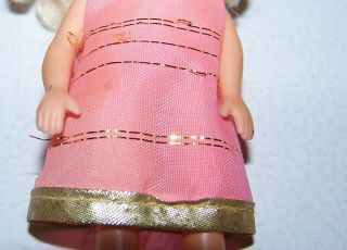 Vintage 1967 Uneeda Tiny Teens Doll with Mod Dress 4
